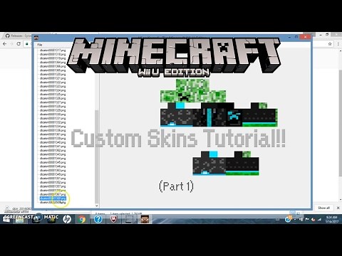 Minecraft Wii U Edition Custom Skins Tutorial