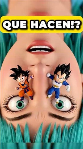 QUE HACEN GOKU y VEGETA con BULMA!?!