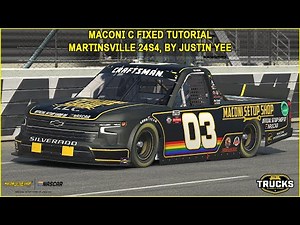 iRacing Maconi C-Fixed Trucks Martinsville Guide to Qualifying and Race 24S4