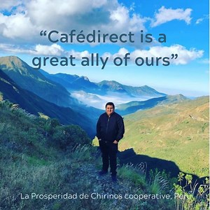 Farmers grow the coffee. We buy it and roast it. You drink it. That’s it – those are all the players. Hear from (pictured) Michael who explains how working directly in partnership with us (for 30 years!) has impacted farmers: “Cafédirect is a great ally of ours which has had a very positive impact on our organisation…they have assisted us in improving the quality of our coffee and diversifying our farms.” | Cafédirect