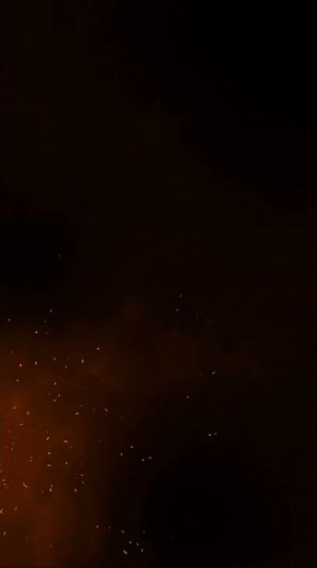 #4K #3D Background of #Abstract fire ash sparks rising up overlay. #chaotic of fiery