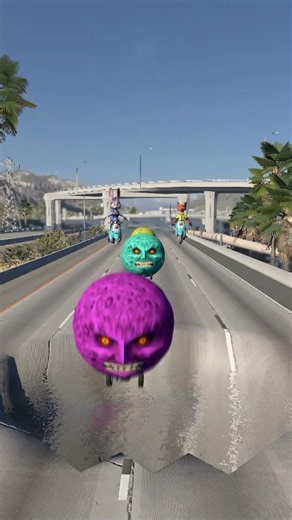 Big & Small Monster Moon Cars vs Giant Water Pit #monsterslap #beamngdrive #crazymonsters #beamng