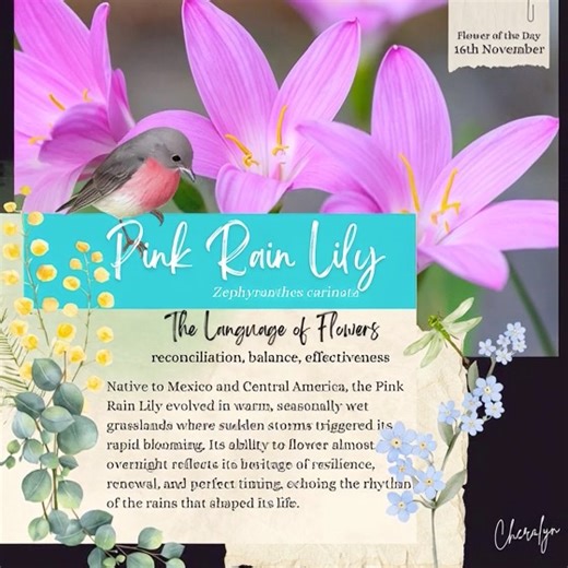 17 reactions · 6 comments |  Flower of the Day 16 November  Pink...