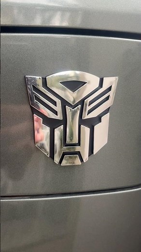 Transformers Autobot Emblem badge decal sticker on my Toyota Vios car. #autobot #transformers