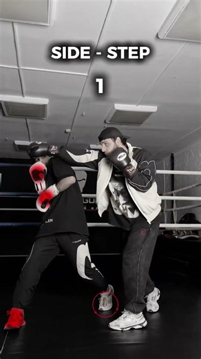 Boxing side-step tutorial ✔️ #boxing #boxingcoach #boxingtraining #boxer #footwork