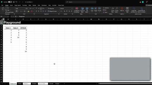 Excel - VSTACK Formula #excel #exceltips