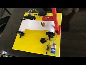 Seismograph graph working model | Earthquake Alarm