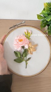 56K views · 2.1K reactions | New tutorial to make rose flower ribbon embroidery #sulampita #flowers #embroidery | Asnimar Embroidery | Facebook