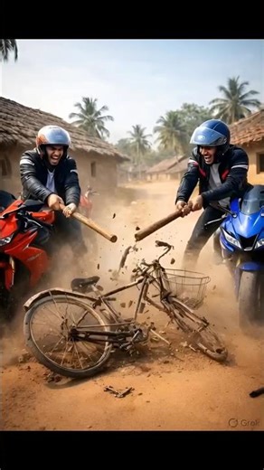 OMG! Old Man Built a Royal Enfield Bullet? 😱 #ai #bulletlovers #shorts