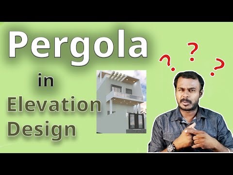 Pergolas in Elevation Design?? | House Front Elevation Design concept Analysis | House Plan Design