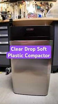 Remember how WALL-E turned trash into bricks? The Clear Drop Soft Plastic Compactor does too. #TITW