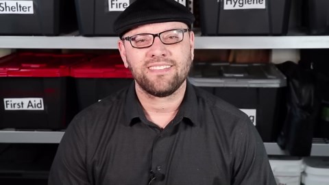 Organize Storage Bins by Color for Efficient Home Prepping