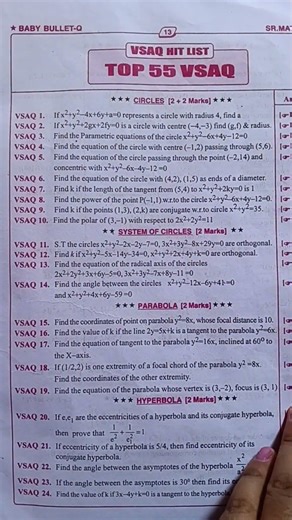 Maths 2B Imp Questions #bieap