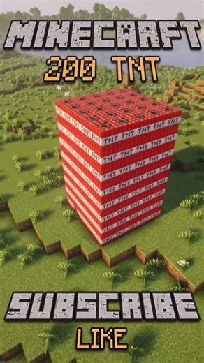 MİNECARFT 200 TNT #shortsvideo #minecraft #minecraftsurvivalseriesepisode1 #shotrs #gaming