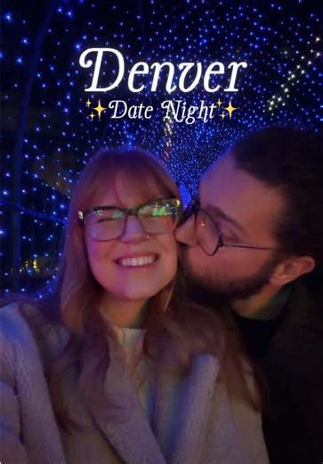 Blossoms of Light at the Denver Botanic Gardens is one of our all time favorite holiday dates! We make sure to go every year because it’s always so stunning and magical! I love seeing all the different lights, colors, and how the lights really enhance the textures and plants in the gardens. Can’t recommend this one enough! #denverthingstodo #datenight #datenightideas #denvercolorado #denverdatenight
