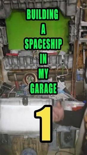 Building A Spaceship In My Garage, Pt 1 #project #cool #build#diy #prop #setdesign #funny