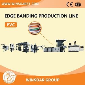 [Hot Item] Winsoar Plastic PVC ABS PMMA Edge Banding Making Machinery/Edge Band Making Machine Production Line