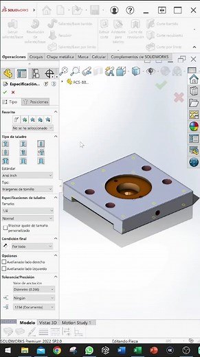 Tip Rapidin 015 - Hole Wizard: Automatiza tus perforaciones en SolidWorks