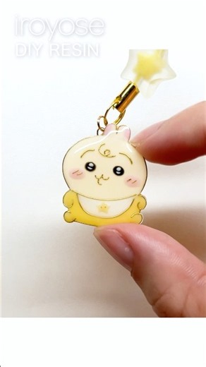 ちいかわBaby♡レジンでうさぎのチャームを作ってみた #ハンドメイド #レジン #ちいかわ