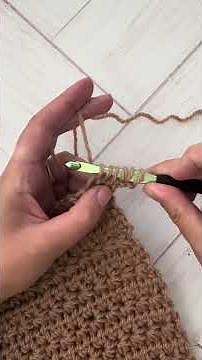 🧵 Video 2: How to Crochet Row 1 of Star Stitch Throw