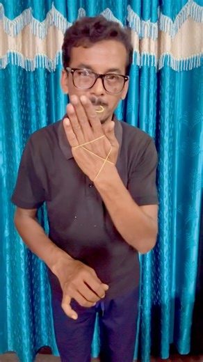 Great rubber band magic trick | Chinese magic tricks | #magictrickssecret #magic #magicianhoque