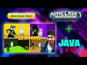 ‪@YesSmartyPie‬ 25 Rooms In Minecraft DOWNLOAD Java + Pe | Must Watch 😜