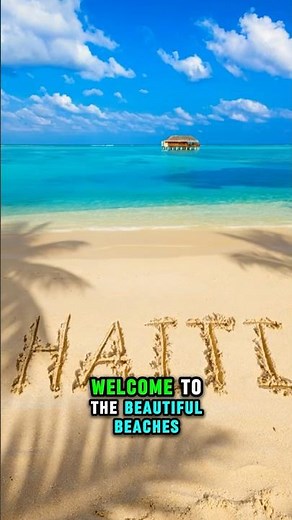 Haiti Beach Paradise 🇭🇹 Crystal Clear Waters Caribbean Beauty