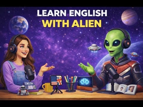 Speaking Practice with an Alien 👽 | Easy English Podcast