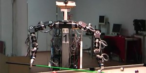 German Robot Plays Pool, Throws Down Robot Pool Gauntlet