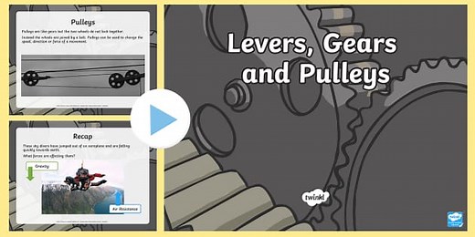 Levers Pulleys and Gears Differentiated Lesson Resource Pack