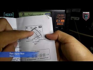 CARA BACA NILAI SWR DAIWA CN-901 TYPE V FREQ. RANGE 140-525 MHz - SWR DAIWA CN901 |SWR DAIWA VHF UHF