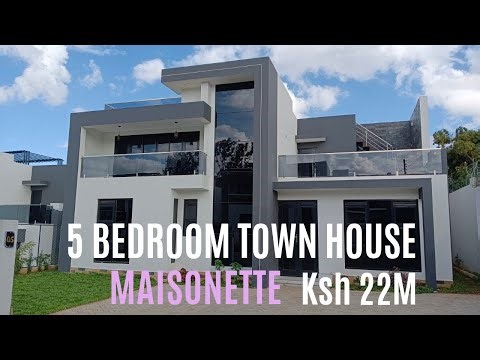 Beautiful 5 bedroom House for sale with Relaxing Dam views 😍 Ksh 22M🫰. #gatedcommunity #houses #fyp