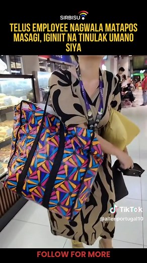 TELUS EMPLOYEE NAGWALA MATAPOS MASAGI, IGINIIT NA TINULAK UMANO SYA #SIRBISU | SIRBISU Channel