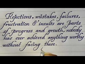 Italic handwriting | cursive handwriting | English writing | calligraphy writing