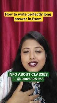 How to write perfect long answers in exams | scoring tips for students #examwriting #shorts