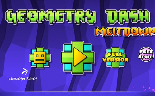【合集】Geometry Dash Meltdown 毁灭 全关卡全金币通关