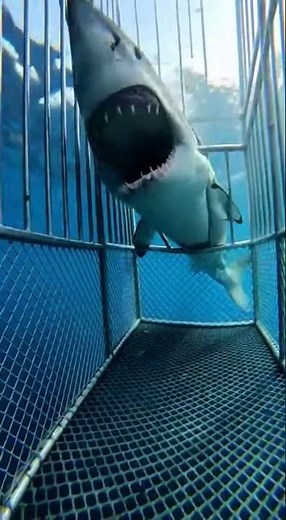 Shark BREAKS the Cage! (Wait for the end 😱)