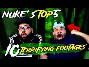 NUKE'S TOP 5 - Top 10 SCARY GHOST Videos That Are NIGHTMARE FUEL (REACTION!!)