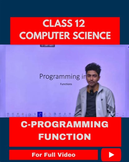 ELOPEETH on Instagram: "CLASS 12 COMPUTER SCIENCE C-PROGRAMMING FUNCTION #elopeeth"