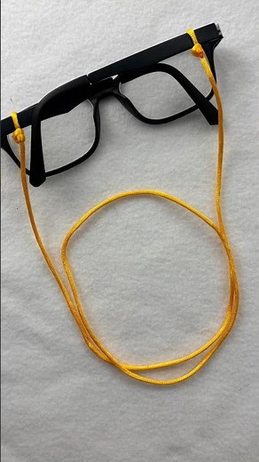 Super easy eye glasses chain making | how to make a glasses chain #glassescord