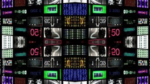 numbers code information clock counting