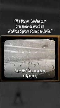 Was the Boston Garden Built to Outshine Madison Square Garden?