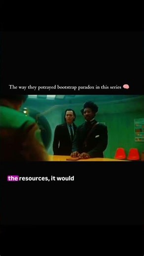 The way they portrayed bootstrap paradox in Loki is amazing