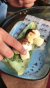 Magic Mushrooms. Super Delicious Baos At 'Plum', New Delhi. #bao #foodtiktok #desitiktok #indian