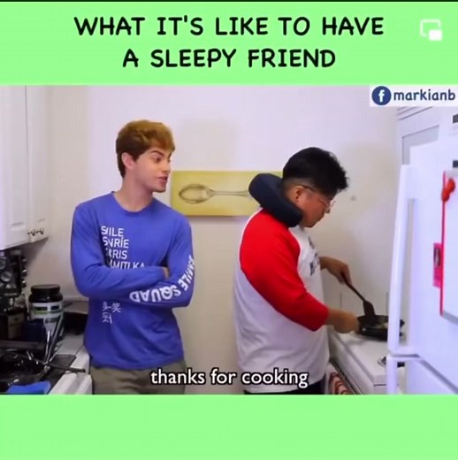 Life with a Sleepy Friend: Cooking and Relaxation