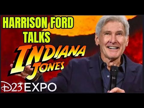 Harrison Ford gets emotional talking about Indiana Jones 5 at D23