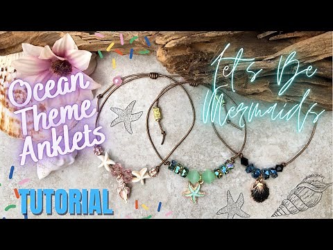 Easy Ankle Bracelets | How to make | Jesse James Beads