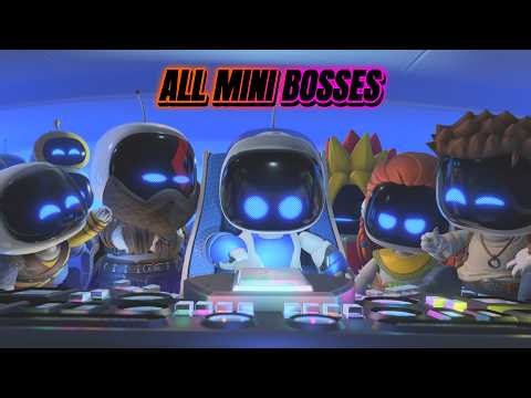 Astro Bot - All Mini Bosses (4K) | Összes Miniboss 🤖🥊🛰️💥🎮