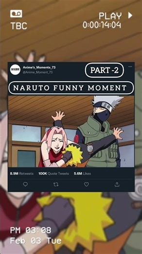 (PART -2) NARUTO FUNNY MOMENT 🤣 NARUTO SHIPPUDEN HINDI DUBB #shortsfeed #narutoshippuden #naruto