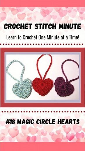Magic Heart: 1 Minute Crochet #18